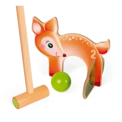 Janod Sports & Activités D'Extérieur*Croquet Animaux de la Forêt (bois)