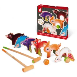 Janod Sports & Activités D'Extérieur*Croquet Animaux de la Forêt (bois)