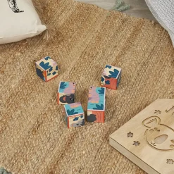 Janod Cubes & Pyramides|Manipulation & Encastrement*Cubes en bois animaux - Partenariat WWF®