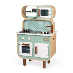 Janod Cuisines, Dinettes & Marchandes*Cuisine double face Cooker Reverso (bois)