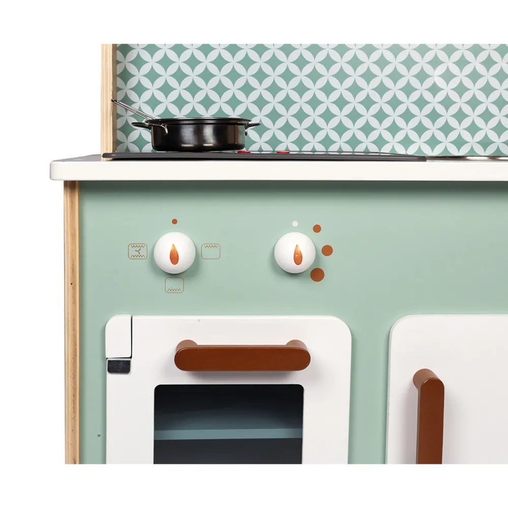 Janod Cuisines, Dinettes & Marchandes*Cuisine double face Cooker Reverso (bois)