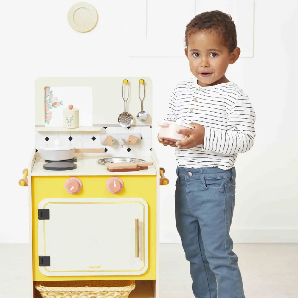 Janod Cuisines, Dinettes & Marchandes*Cuisine en bois Mamie Soleil