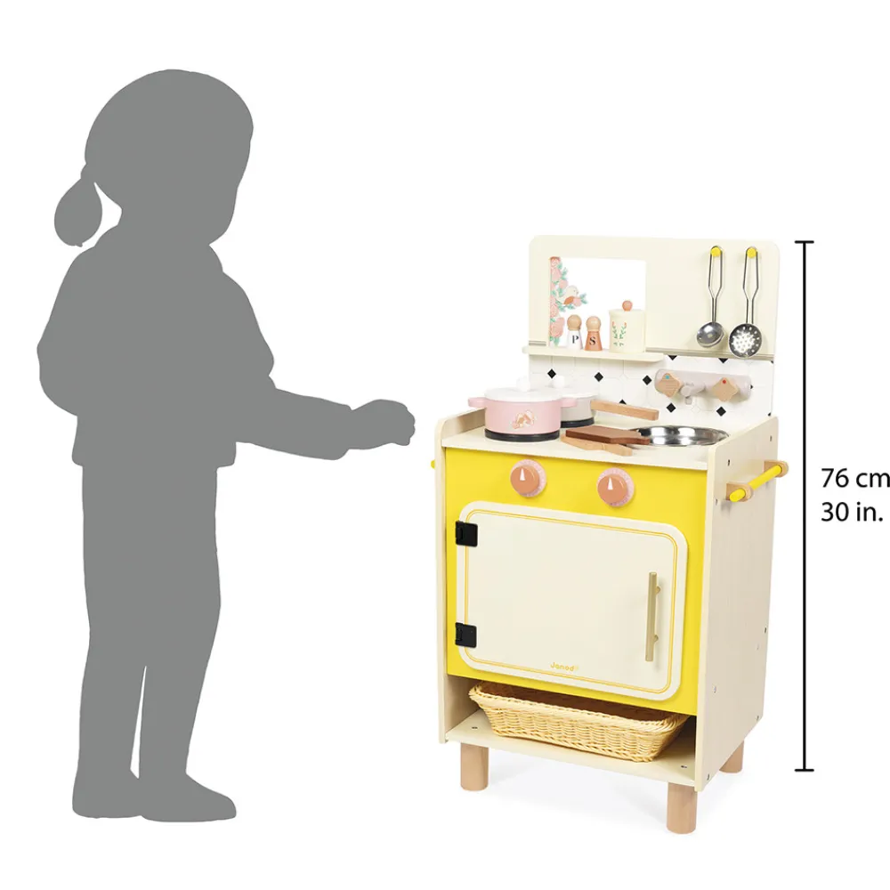 Janod Cuisines, Dinettes & Marchandes*Cuisine en bois Mamie Soleil