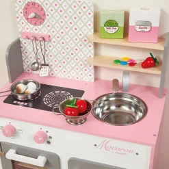 Janod Cuisines, Dinettes & Marchandes*Cuisine Macaron (bois)