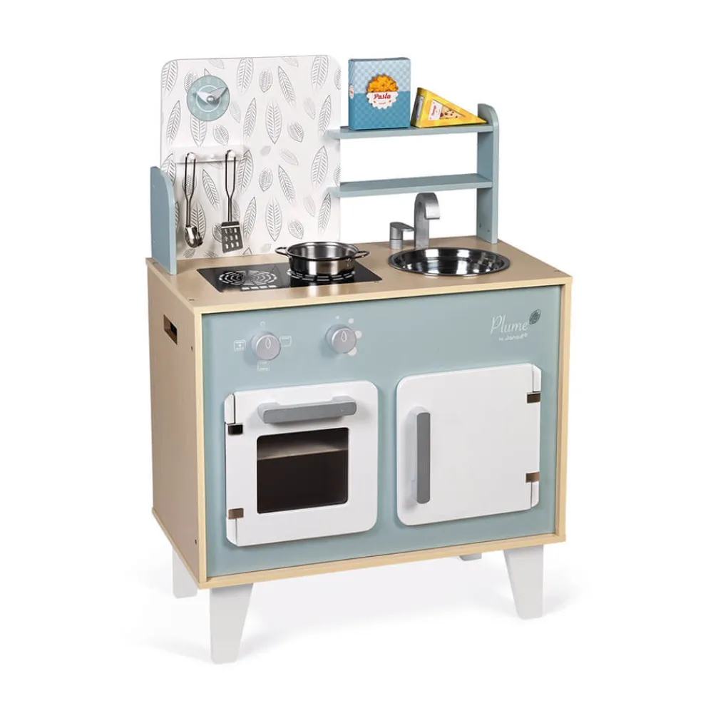Janod Cuisines, Dinettes & Marchandes*Cuisine Plume en bois