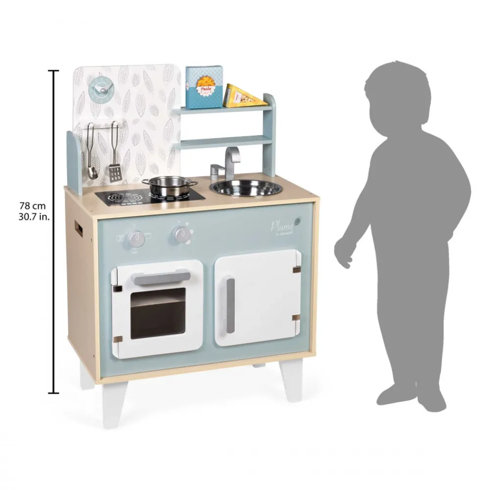 Janod Cuisines, Dinettes & Marchandes*Cuisine Plume en bois
