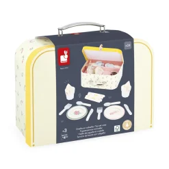 Janod Accessoires Poupons, Poupées & Ménage|Cuisines, Dinettes & Marchandes*Dinette en valisette Mamie Soleil