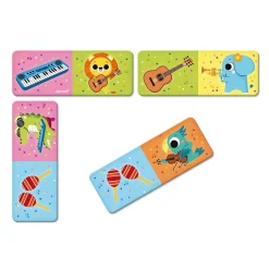 Janod Jeux De Mémoire & D'Associations|Jeux Éducatifs Maternelle*Dominos Instruments de Musique