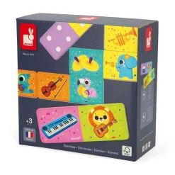 Janod Jeux De Mémoire & D'Associations|Jeux Éducatifs Maternelle*Dominos Instruments de Musique