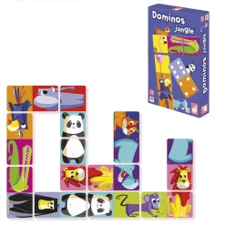 Janod Jeux De Rapidité & De Stratégie|Jeux De Mémoire & D'Associations*Dominos Jungle