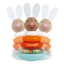 Janod Manipulation & Encastrement*Empilable Culbuto Lapin (bois)