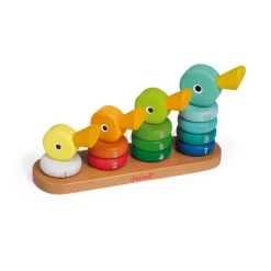 Janod Manipulation & Encastrement*Empilable duck Family (bois)