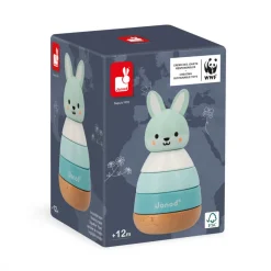 Janod Manipulation & Encastrement*Empilable Lapin - Partenariat WWF®