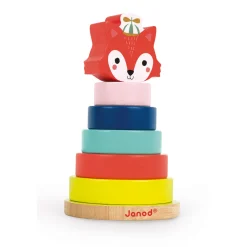 Janod Manipulation & Encastrement*Empilable Renard Baby Forest (bois)