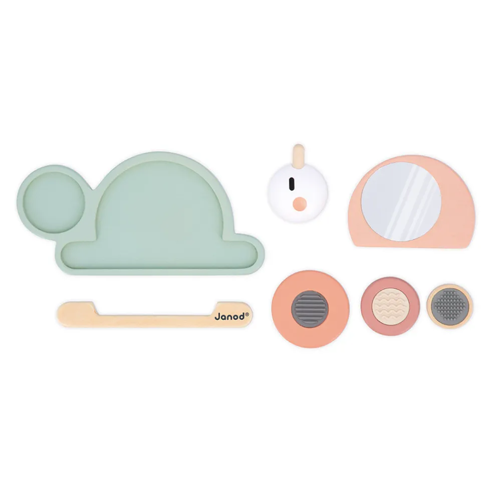 Janod Puzzles En Bois Premier Âge*Empilable Sensoriel Escargot Sweet Cocoon