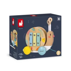 Janod Jouets Musicaux|Jouets À Promener & À Pousser*Escargot à Promener Pure (bois)