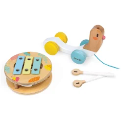 Janod Jouets Musicaux|Jouets À Promener & À Pousser*Escargot à Promener Pure (bois)