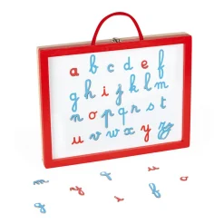 Janod Jeux Éducatifs Primaire|Jeux Éducatifs Chiffres & Lettres*Essentiel - Mallette de Lettres Cursives 4 en 1