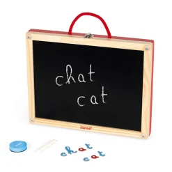 Janod Jeux Éducatifs Primaire|Jeux Éducatifs Chiffres & Lettres*Essentiel - Mallette de Lettres Cursives 4 en 1