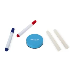 Janod Jeux Éducatifs Primaire|Jeux Éducatifs Chiffres & Lettres*Essentiel - Mallette de Lettres Cursives 4 en 1