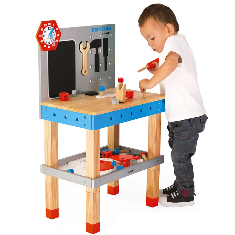 Janod Établis, Outils & Bricolage*Etabli magnétique géant Brico'Kids (bois)