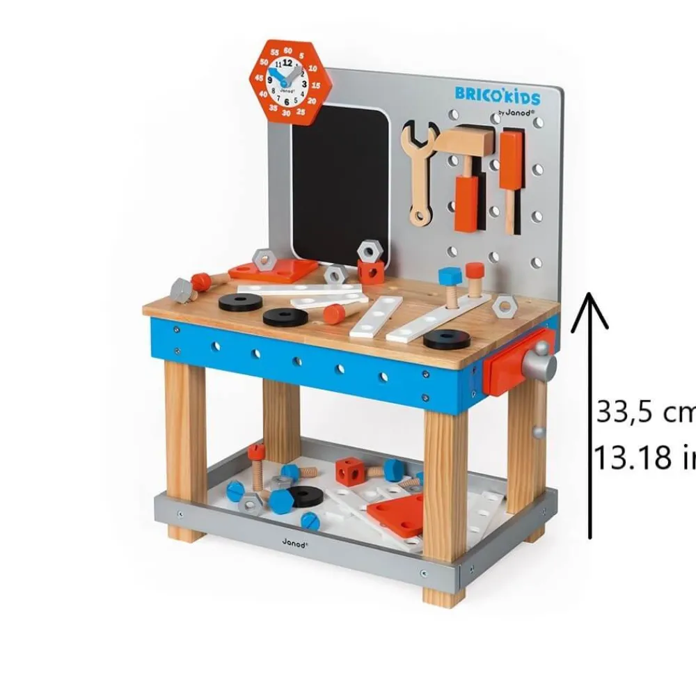 Janod Établis, Outils & Bricolage*Etabli magnétique géant Brico'Kids (bois)