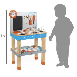 Janod Établis, Outils & Bricolage*Etabli magnétique géant Brico'Kids (bois)