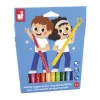 Janod Peinture Par Numéro & Coloriage*Feutres Longue Durée x12