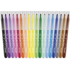 Janod Peinture Par Numéro & Coloriage*Feutres Longue Durée x18