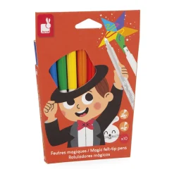 Janod Peinture Par Numéro & Coloriage*Feutres Magiques x10