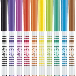 Janod Peinture Par Numéro & Coloriage*Feutres Pinceaux x10