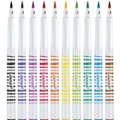 Janod Peinture Par Numéro & Coloriage*Feutres Pinceaux x10