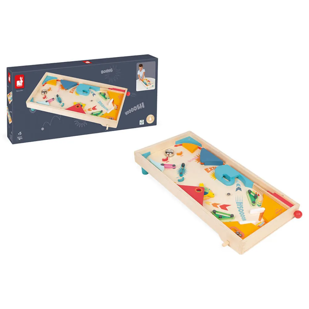 Janod Jeux De Lancer*Flipper en bois