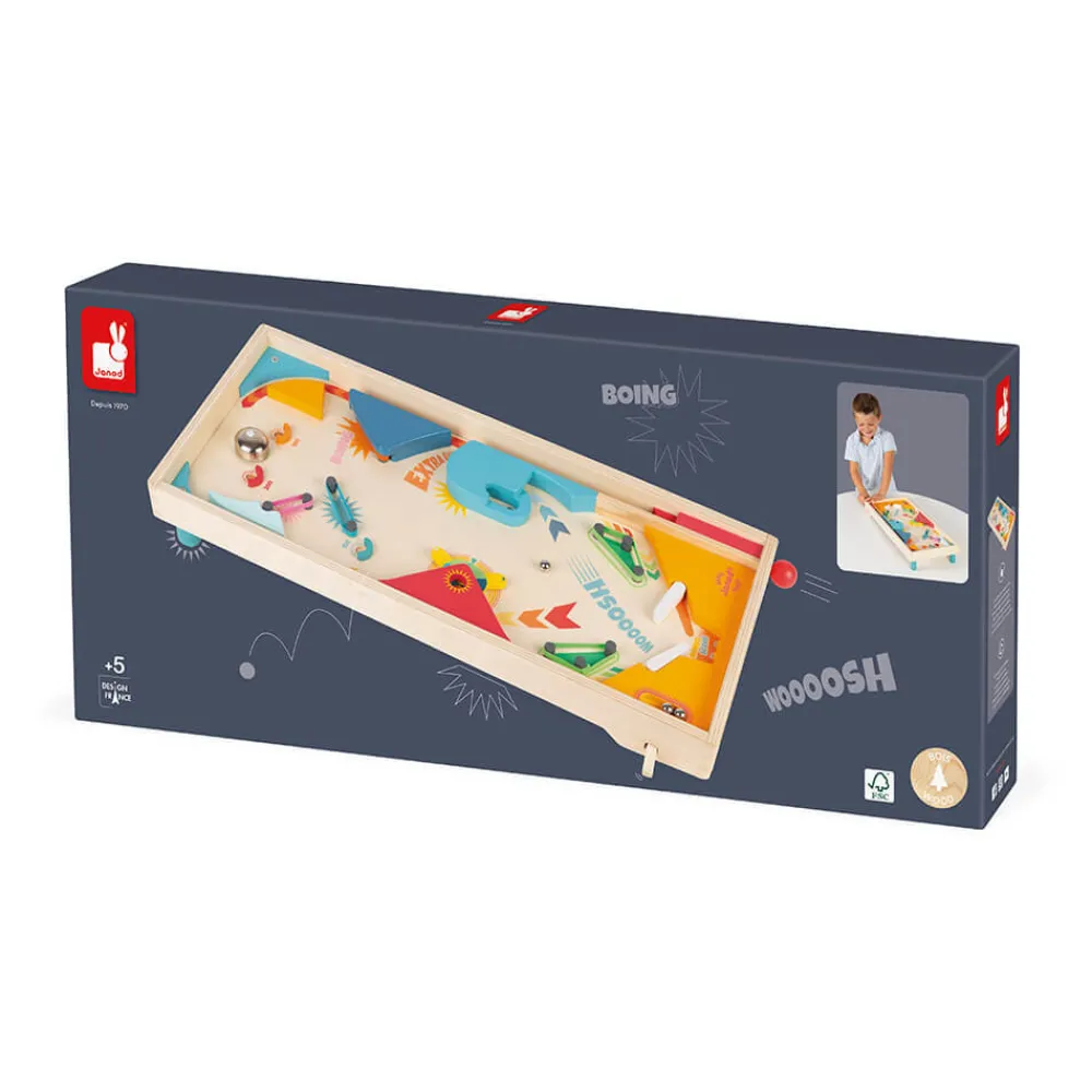 Janod Jeux De Lancer*Flipper en bois