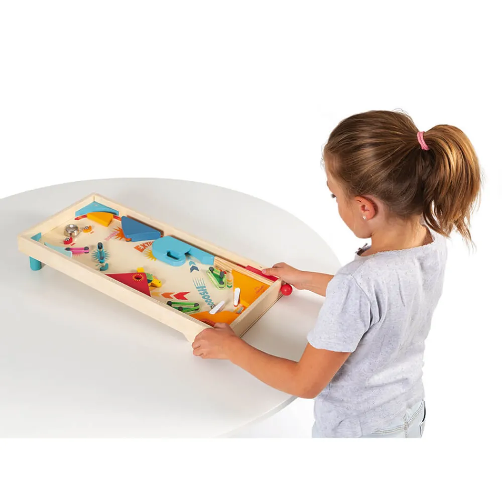 Janod Jeux De Lancer*Flipper en bois
