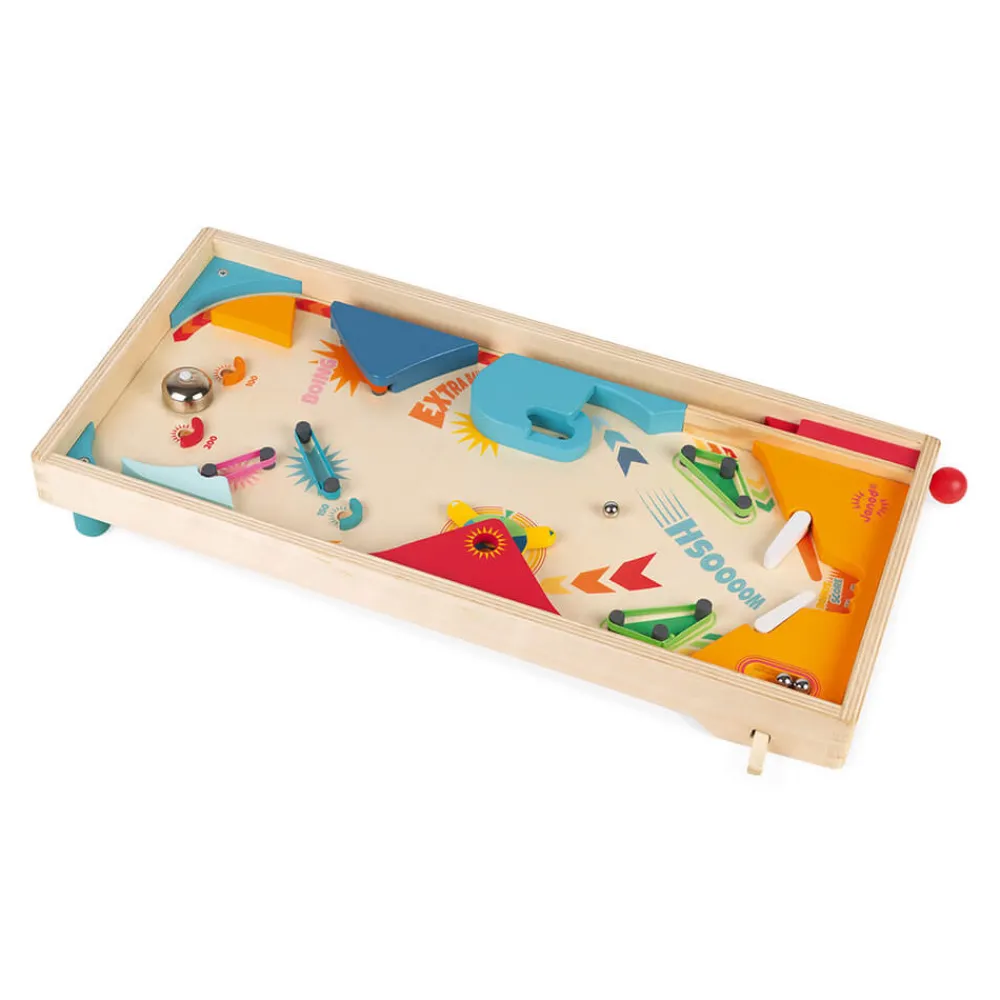Janod Jeux De Lancer*Flipper en bois
