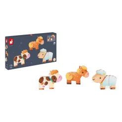 Janod Jouets Magnétiques*Funny Magnet - Ferme (bois)