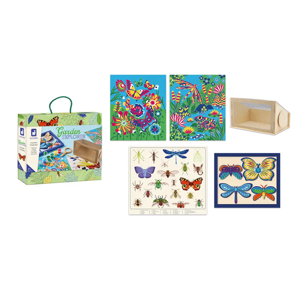 Janod Créations 3D|Cartes À Gratter*Garden Explorer - Mallette Explorateur