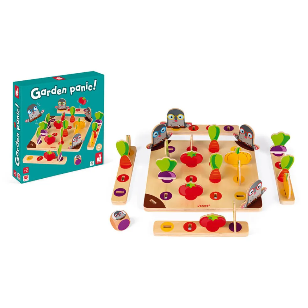 Janod Jeux De Rapidité & De Stratégie*Garden Panic ! (bois)