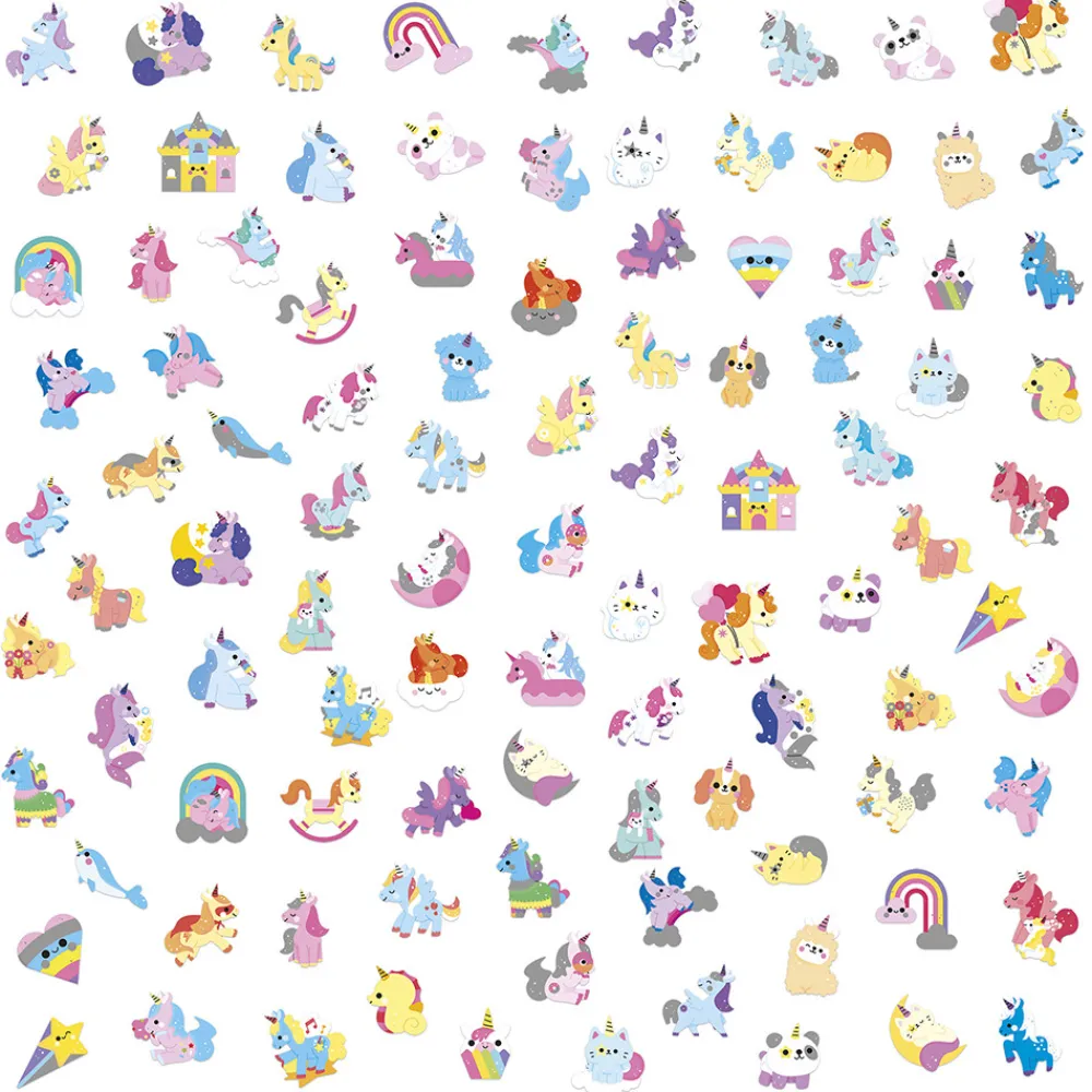 Janod Mosaïques & Gommettes*Gommettes Licornes x100