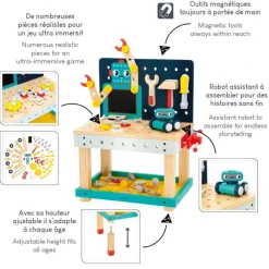 Janod Établis, Outils & Bricolage*Grand Établi Robot Brico'Kids