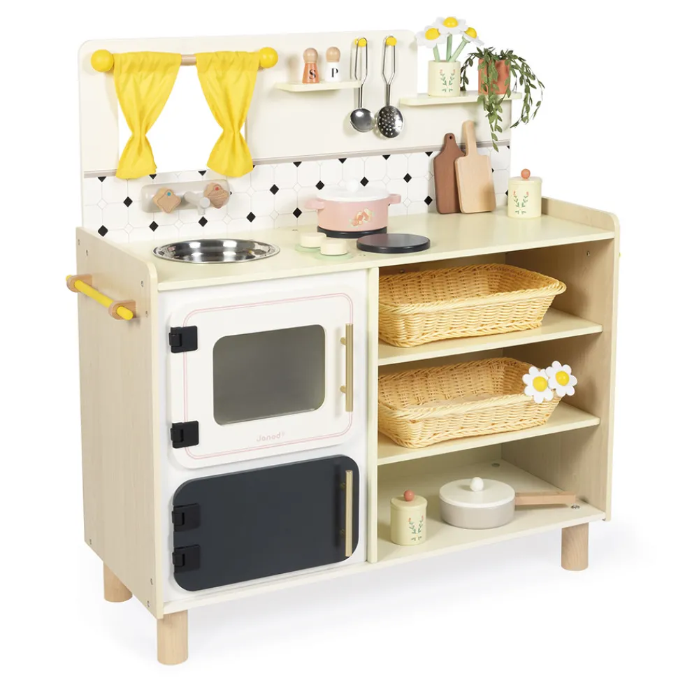 Janod Cuisines, Dinettes & Marchandes*Grande Cuisine en bois Mamie Soleil