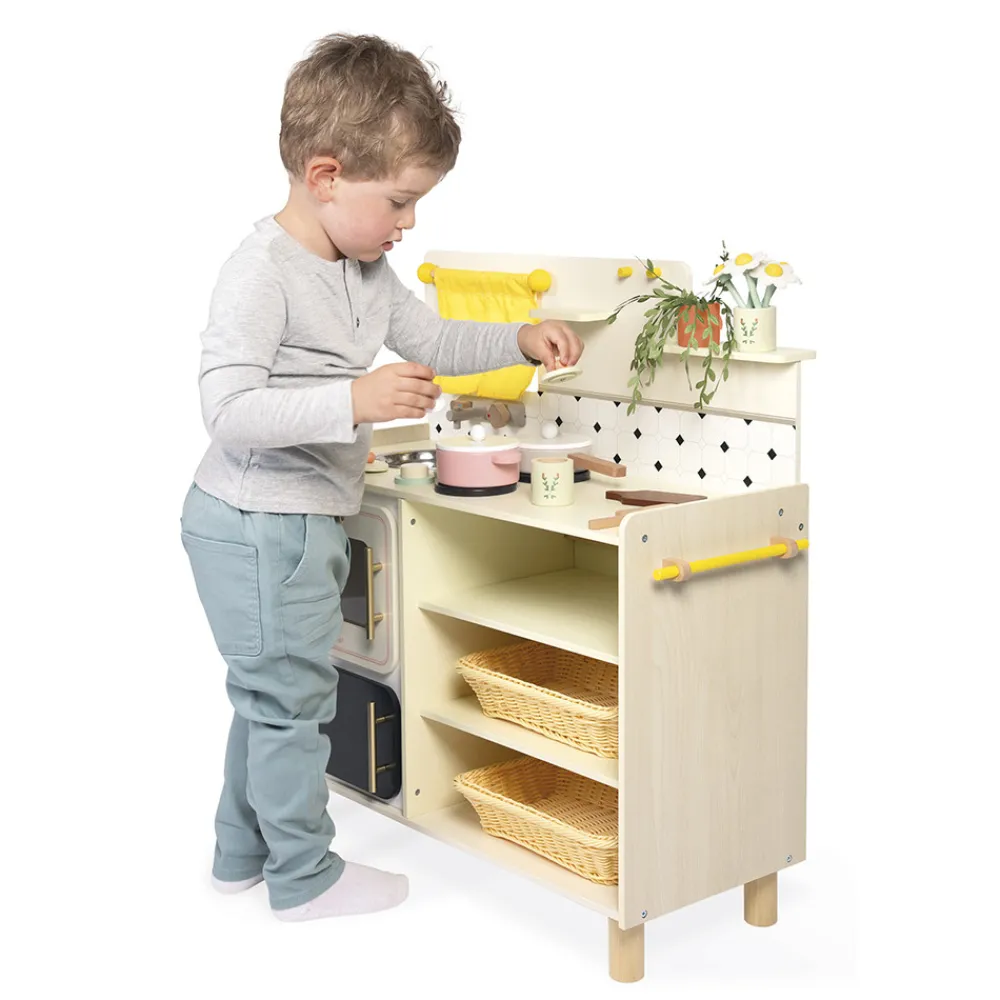 Janod Cuisines, Dinettes & Marchandes*Grande Cuisine en bois Mamie Soleil