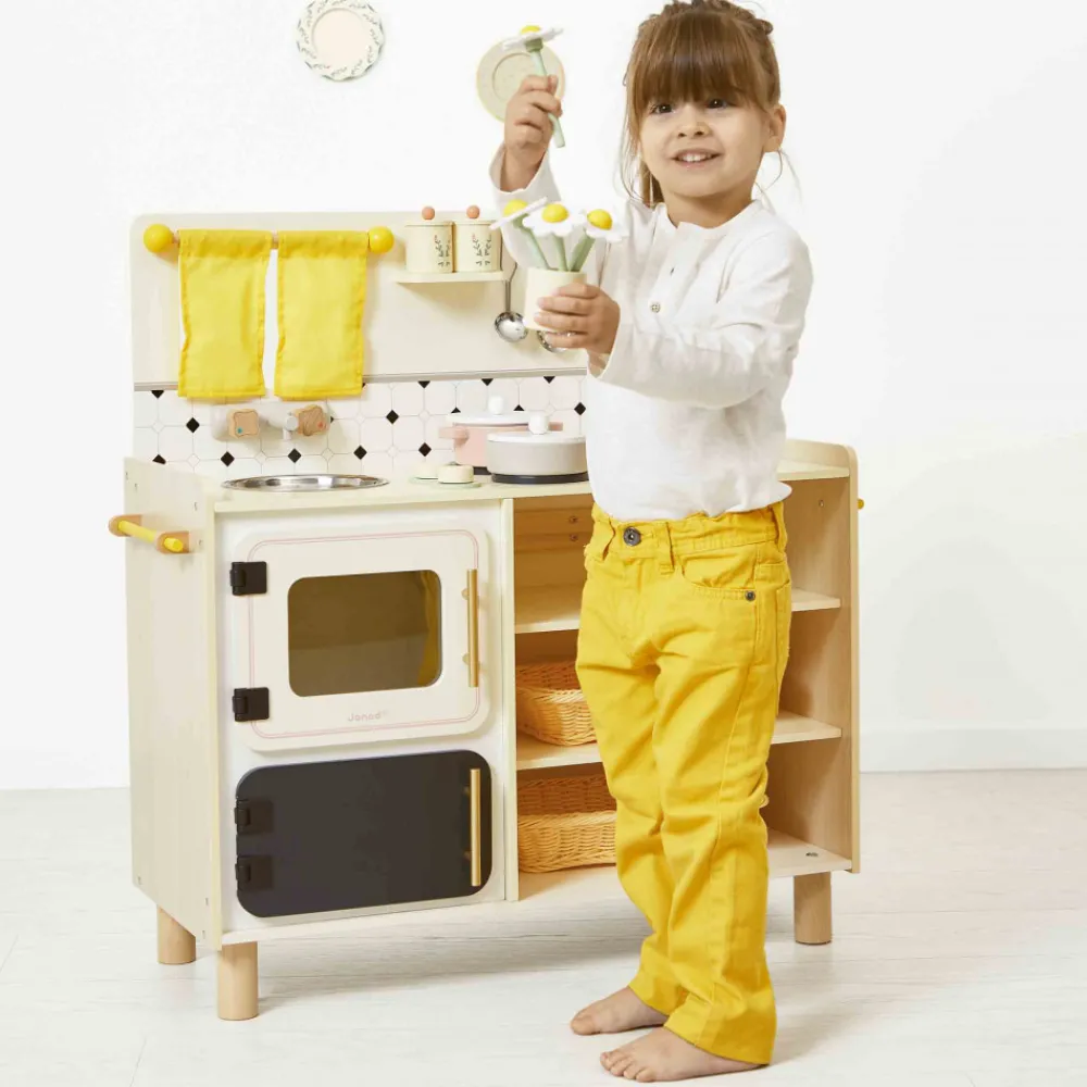 Janod Cuisines, Dinettes & Marchandes*Grande Cuisine en bois Mamie Soleil