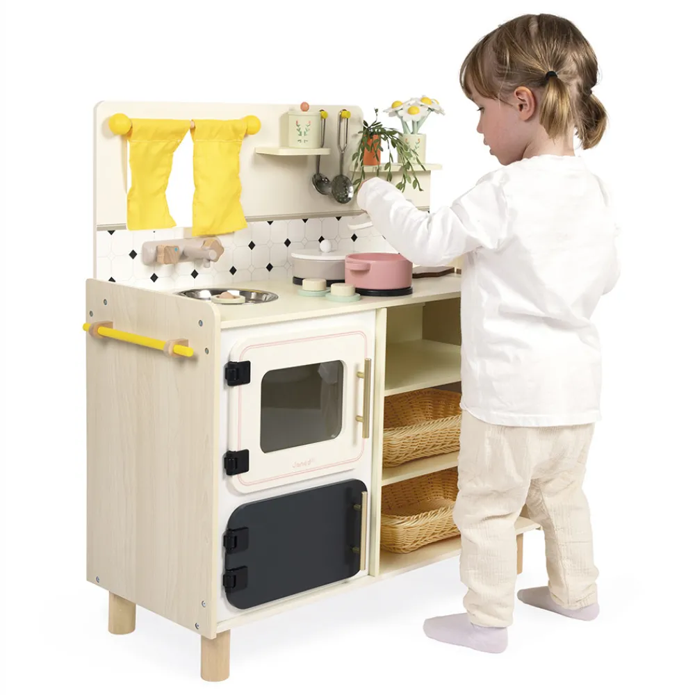 Janod Cuisines, Dinettes & Marchandes*Grande Cuisine en bois Mamie Soleil
