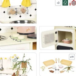 Janod Cuisines, Dinettes & Marchandes*Grande Cuisine en bois Mamie Soleil