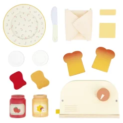 Janod Cuisines, Dinettes & Marchandes*Grille Pain et accessoires Mamie Soleil