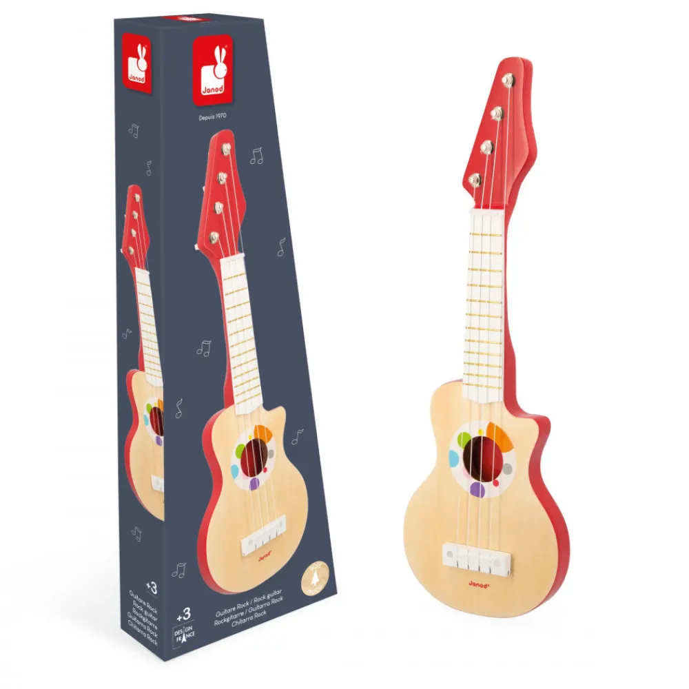 Janod Jouets Musicaux*Guitare Rock Confetti