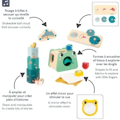 Janod Jouets Musicaux|Puzzles En Bois Premier Âge*Box - 12 mois
