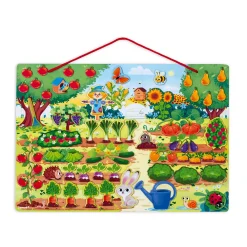 Janod Jeux Éducatifs Magnétiques*Jardin magnétique (bois)